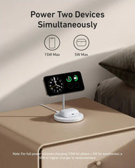 Refurbished Anker MagGo Wireless Charger (2-in-1, Stand)