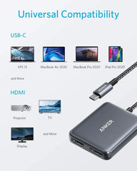 Refurbished PowerExpand USB-C to Dual HDMI Adapter
