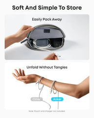 Anker USB-A to USB-C Cable (3 ft, Upcycled-Braided)(2-Pack)