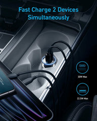 Refurbished Anker 323 Car Charger (52.5 W)