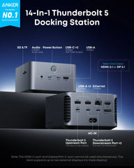 Anker Prime TB5 Docking Station (14-in-1, 8K, Thunderbolt 5 ) WM