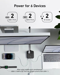 Anker Nano Charging Station (6-in-1, 67W) and Anker 140W 2-in-1 USB-C to USB-C Cable