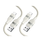 Anker USB-A to USB-C Cable (3 ft, Upcycled-Braided)(2-Pack)