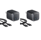 Anker Nano Charger (45W) with USB-C to USB-C Cable 2-Pack