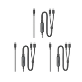 Anker 140W 2-in-1 USB-C to USB-C Cable, 3-pack