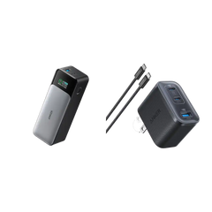 Anker 737 Power Bank (PowerCore 24K) and Anker Nano Charger (70W, 3 Ports)