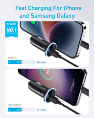 Refurbished Anker 323 Car Charger (52.5W)