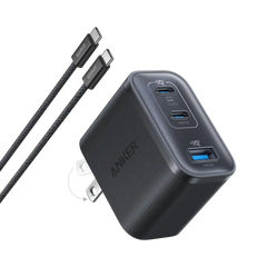 Anker Nano Charger (70W, 3 Ports) and Anker Nano Power Bank (10K, 45W, Built-In Retractable USB-C Cable)