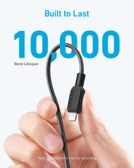 Anker 310 USB-C to Lightning Cable (6 ft /10 ft /3 ft)