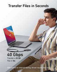 Anker 515 USB-C to USB-C Cable (Thunderbolt 4 Compatible)（2 packs）