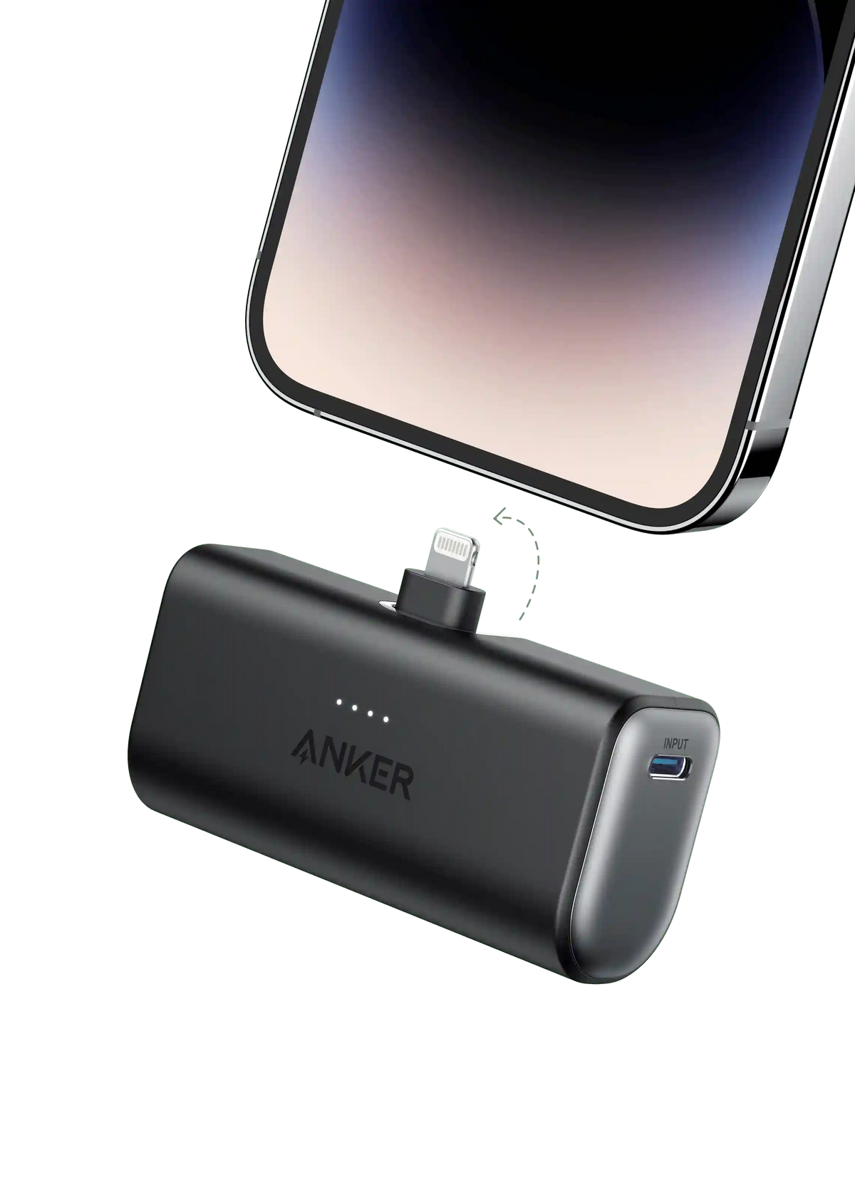 Anker Nano Power Bank (12W, Built-In Lightning Connector)