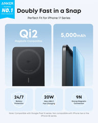 Anker Nano Power Bank (5K, MagGo, Slim) WM