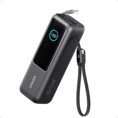 Anker Laptop Power Bank (25K, 165W, Built-In and Retractable Cables) WM