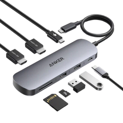 Anker Nano USB-C Hub (8-in-1, Dual Display)