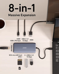 Anker 555 USB-C Hub (8-in-1) WM