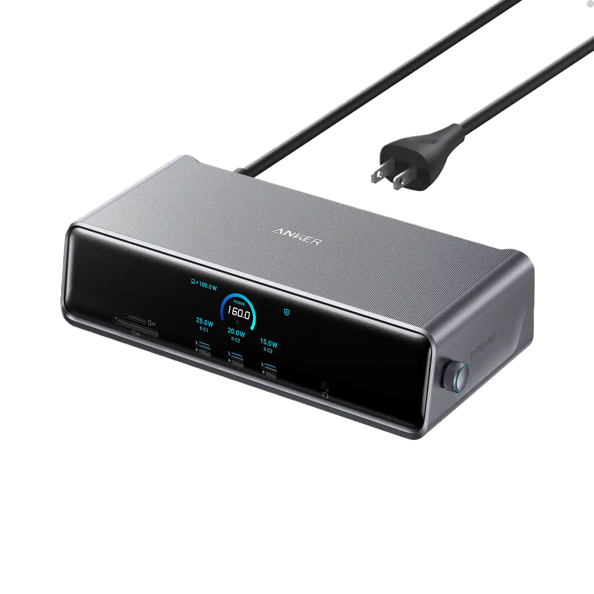 Anker Prime Docking Station (14-in-1, Triple Display, DisplayLink) with DL7400