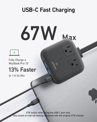 Anker Nano Charging Station (6-in-1, 67W) and Anker 735 Charger (Nano II 65W)