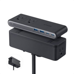 Anker Nano Power Strip (10-in-1, 70W, Clamp)