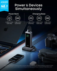 Anker Prime Power Bank (26K, 300W) with Charging Base
