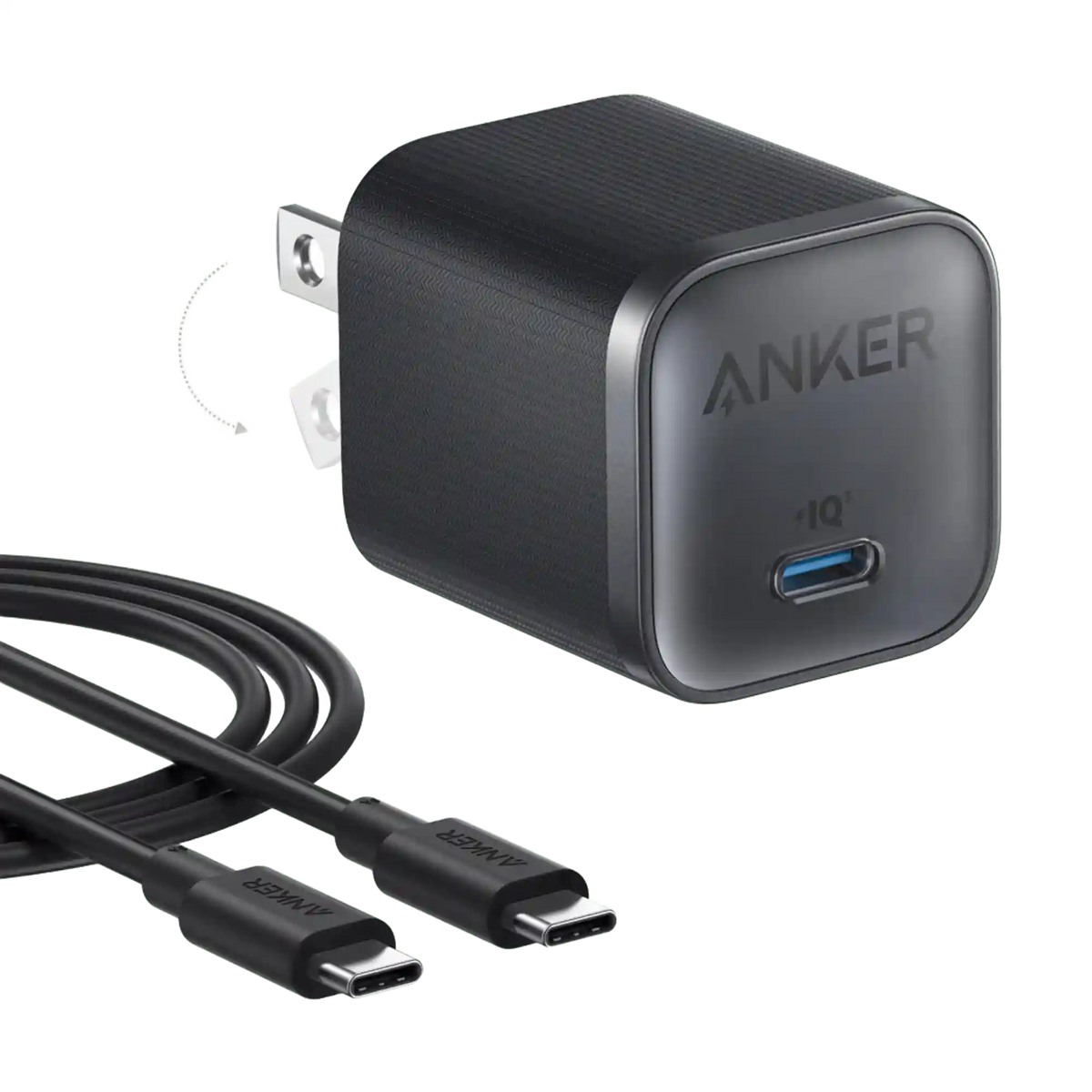 Anker Nano Charger (45W) with USB-C to USB-C Cable WM