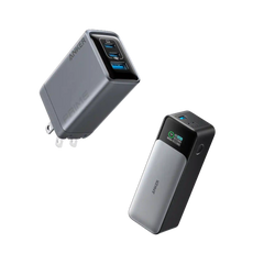 Anker Prime Charger (100W, 3 Ports, GaN) and Anker 737 Power Bank (PowerCore 24K)