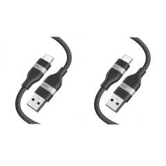 Anker USB-A to USB-C Cable (6 ft, Upcycled-Braided) 2-Pack