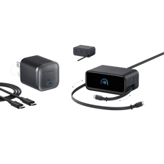 Anker Nano Charging Station (7-in-1, 100W) and Anker Nano Charger (45W) with Cable