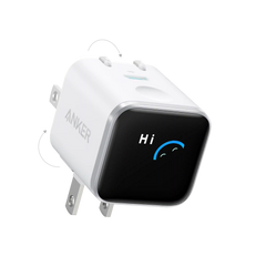 Anker Nano Charger (45W, Smart Display, 180° Foldable)