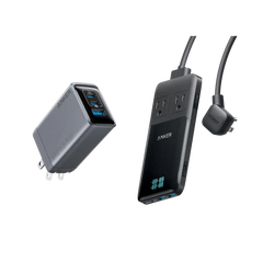 Anker Prime 6-in-1 Charging Station (140W) and Anker Prime Charger (100W, 3 Ports, GaN)